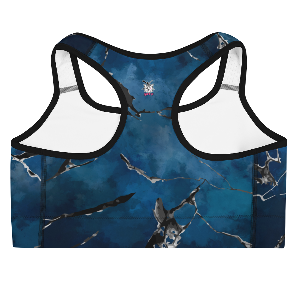 Deep blue Sports bra