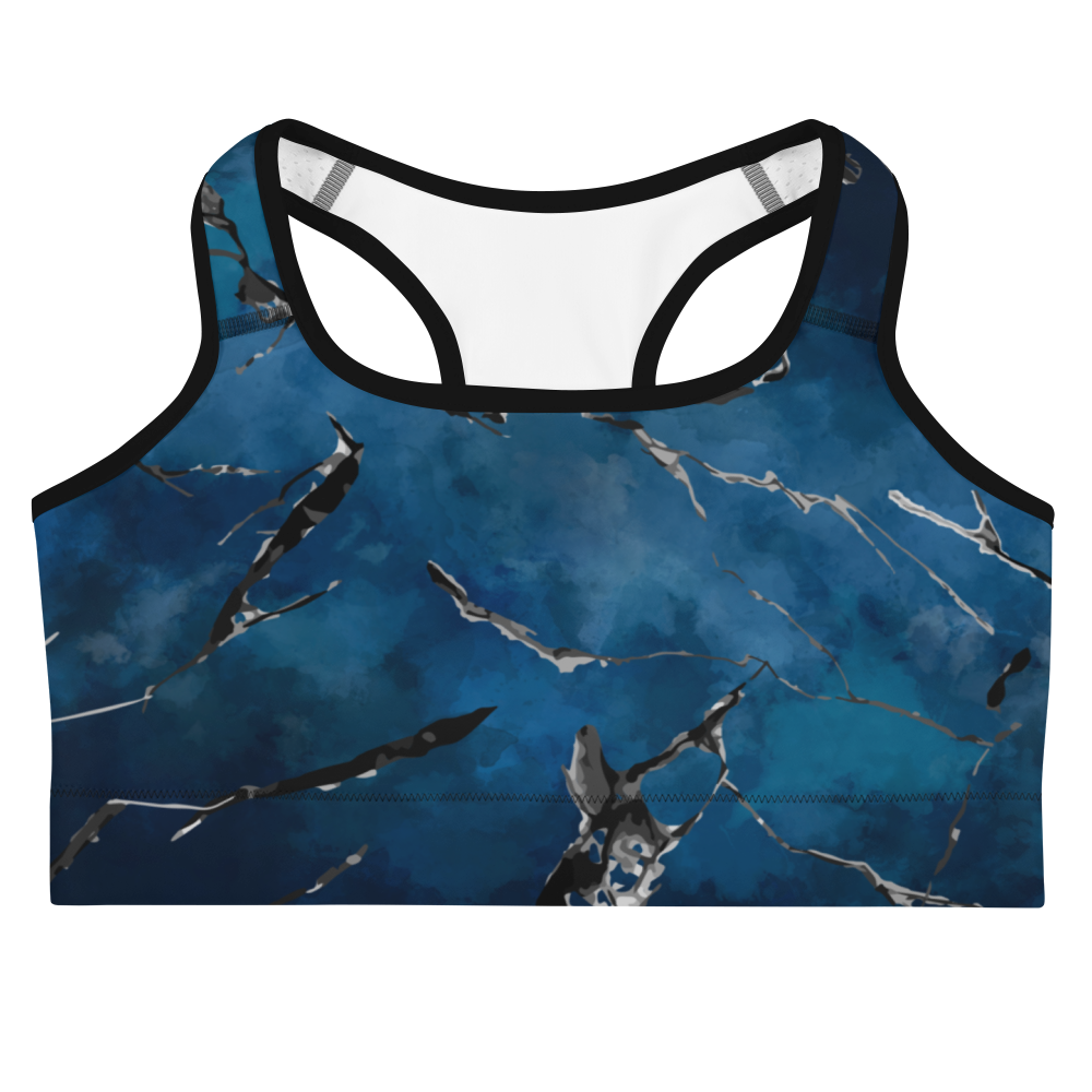 Deep blue Sports bra