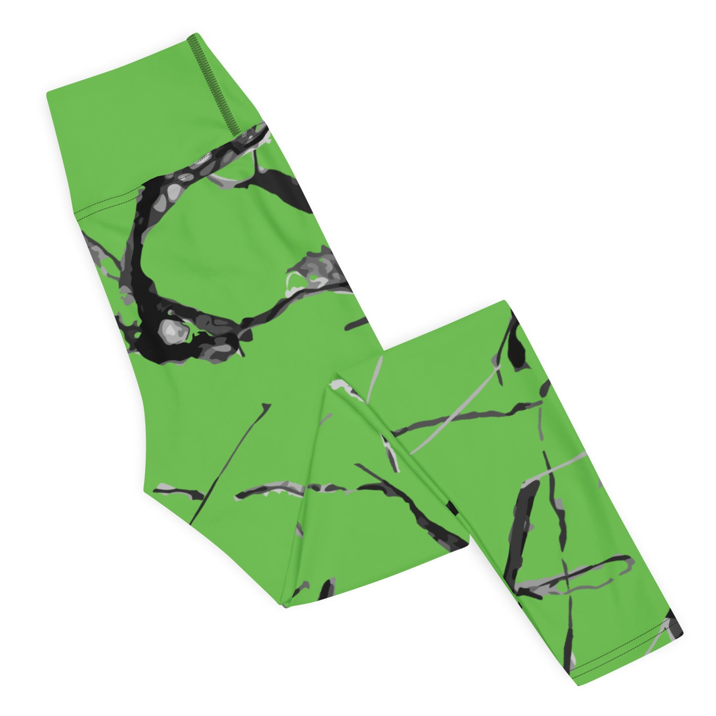 Green Marble Leggings