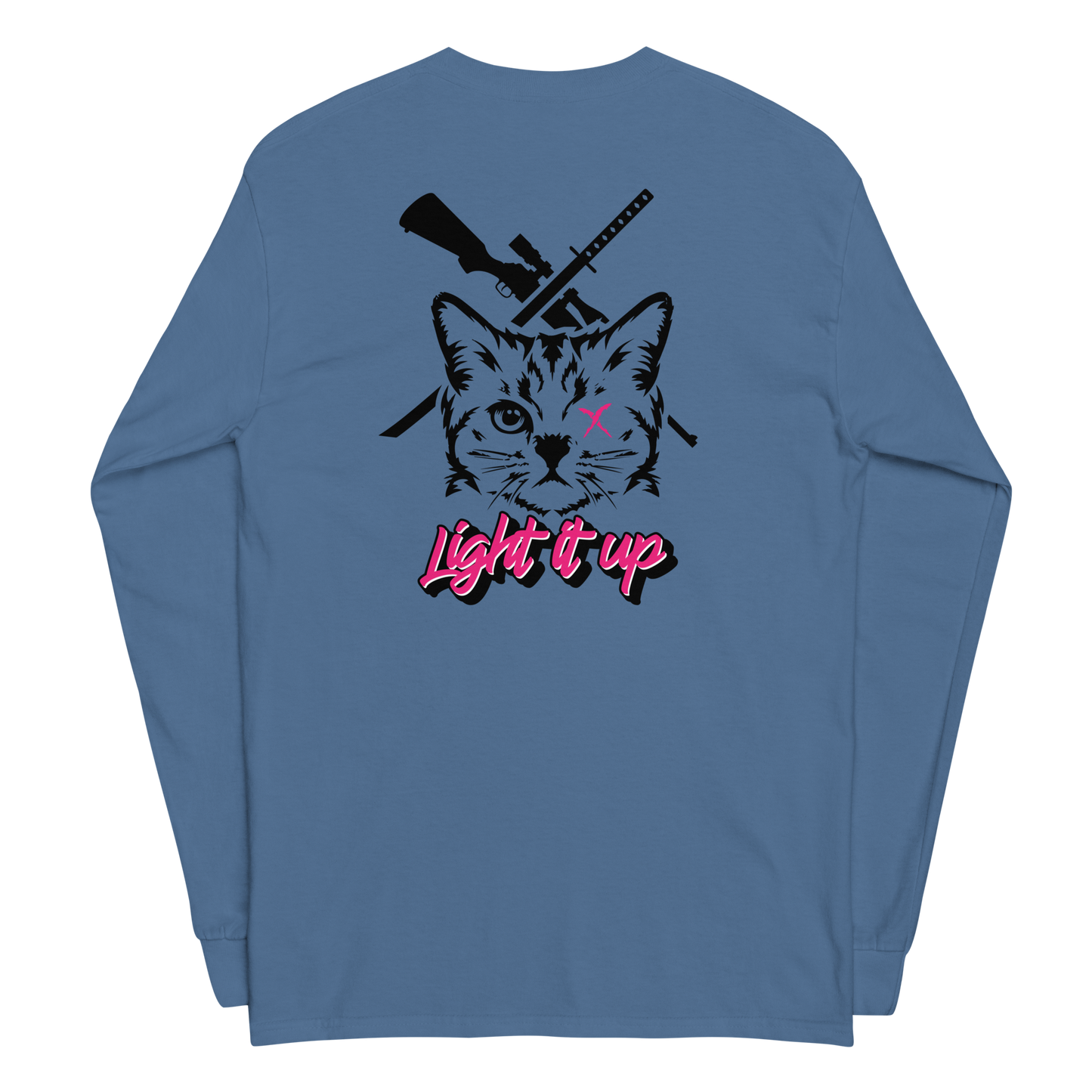 Men’s Long Sleeve Shirt With Transparent Background