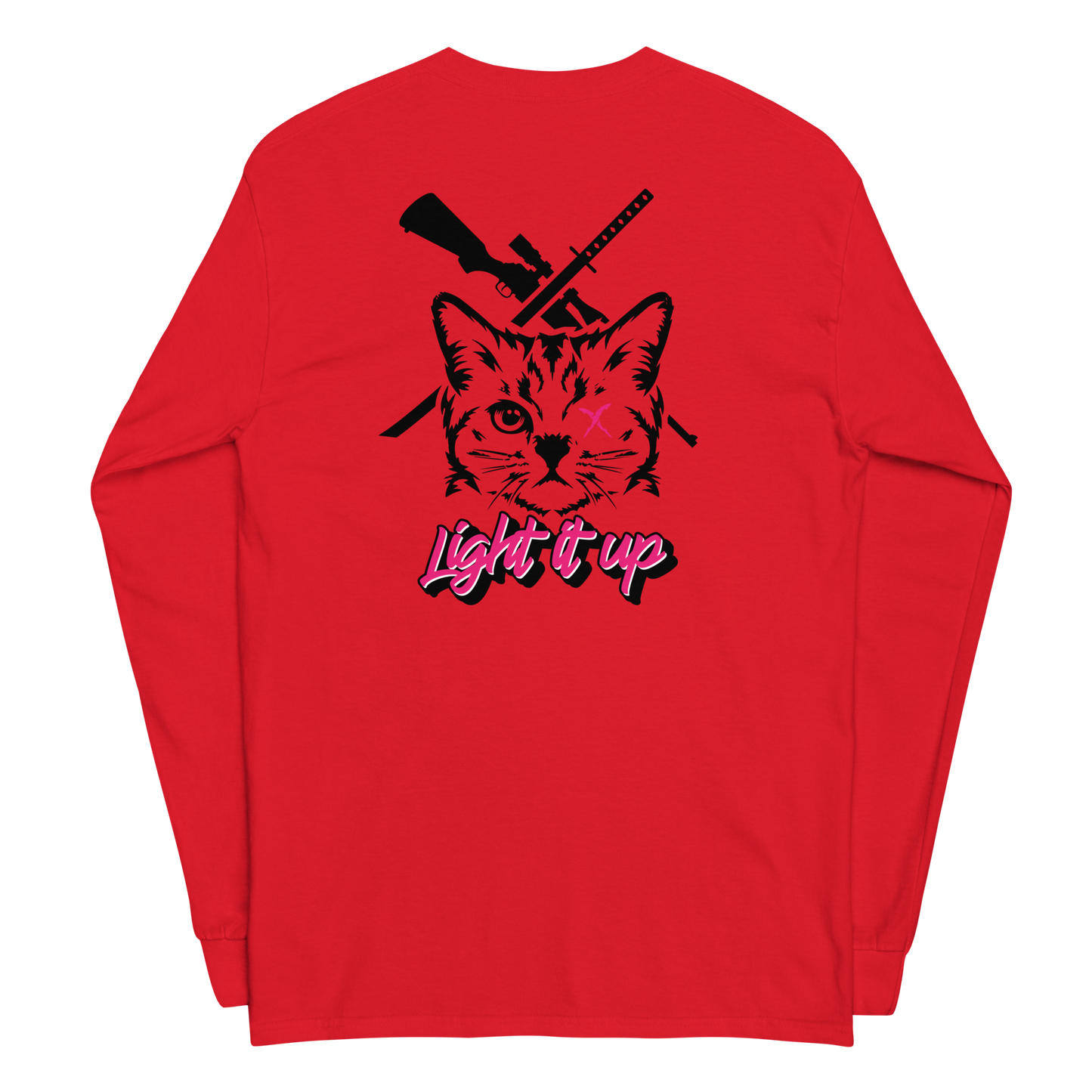 Men’s Long Sleeve Shirt With Transparent Background