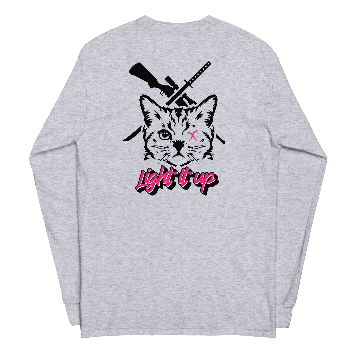 Men’s Long Sleeve Shirt With Transparent Background