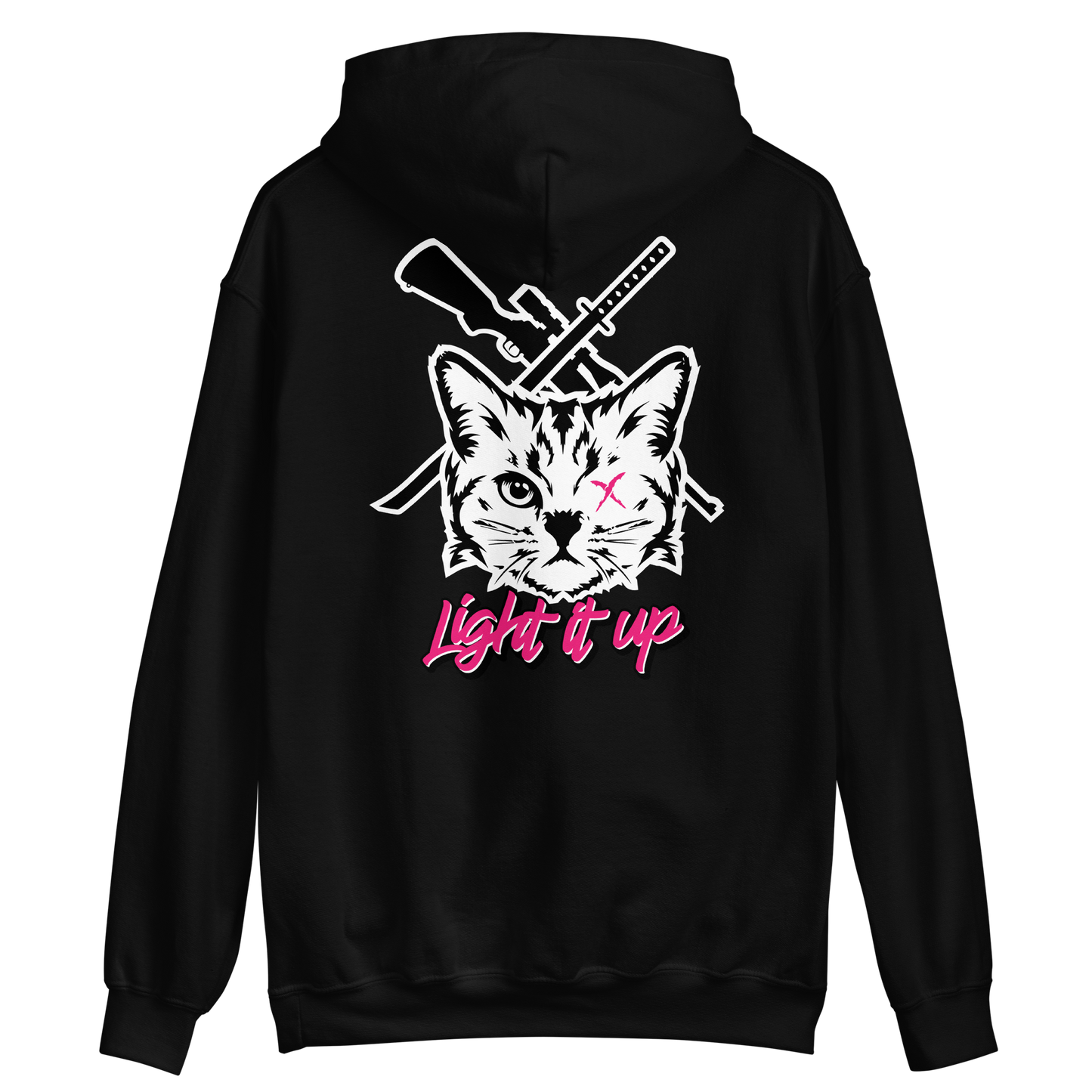 Unisex Hoodie with Badge Logo+Back Logo