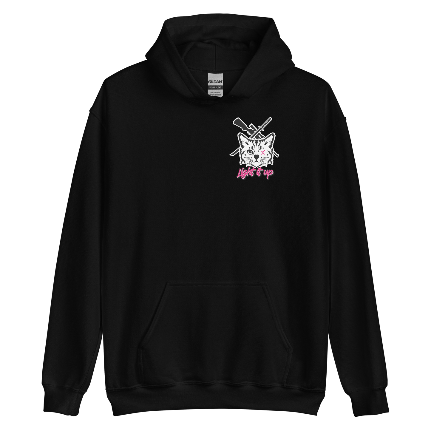 Unisex Hoodie with Badge Logo+Back Logo