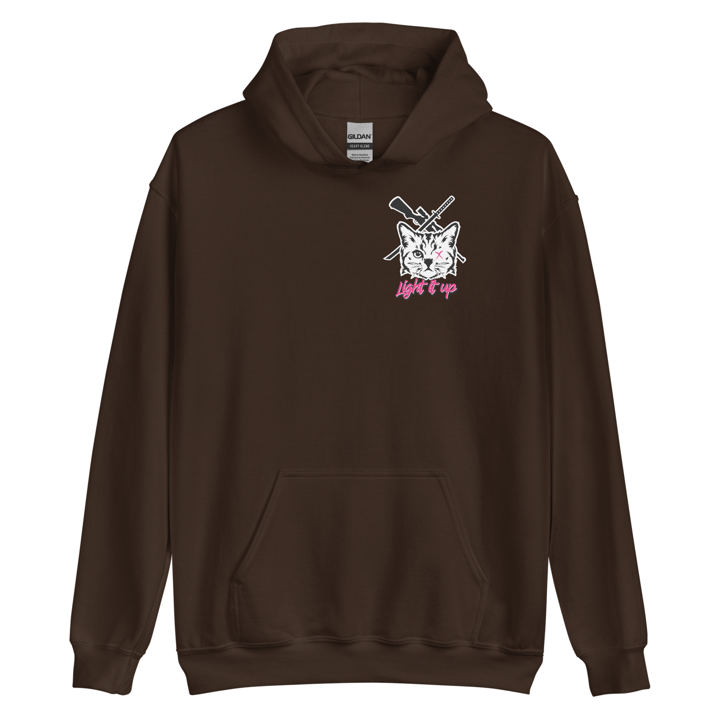Unisex Hoodie with Badge Logo+Back Logo
