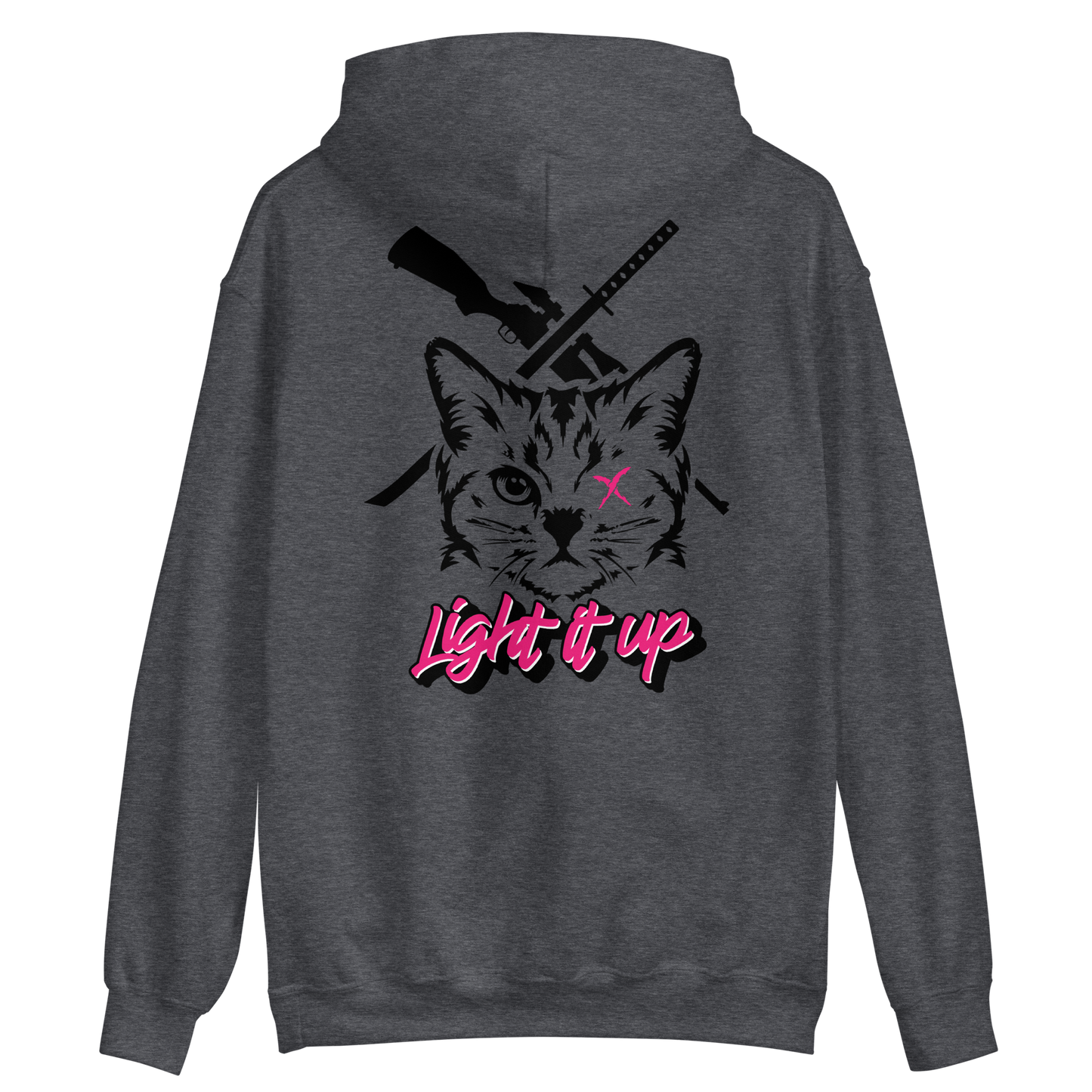 Unisex Hoodie With Transparent Back Logo