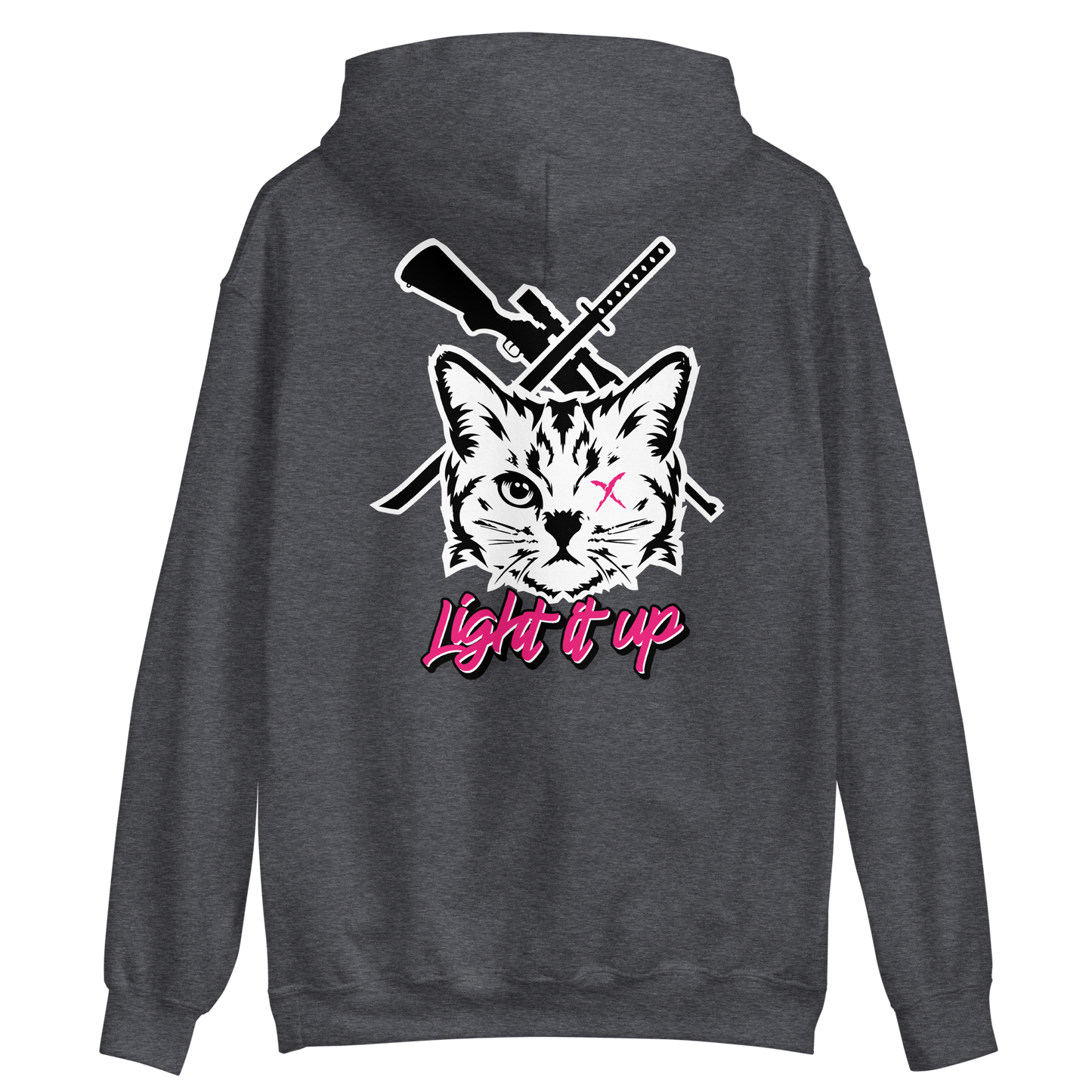 Unisex Hoodie with Badge Logo+Back Logo