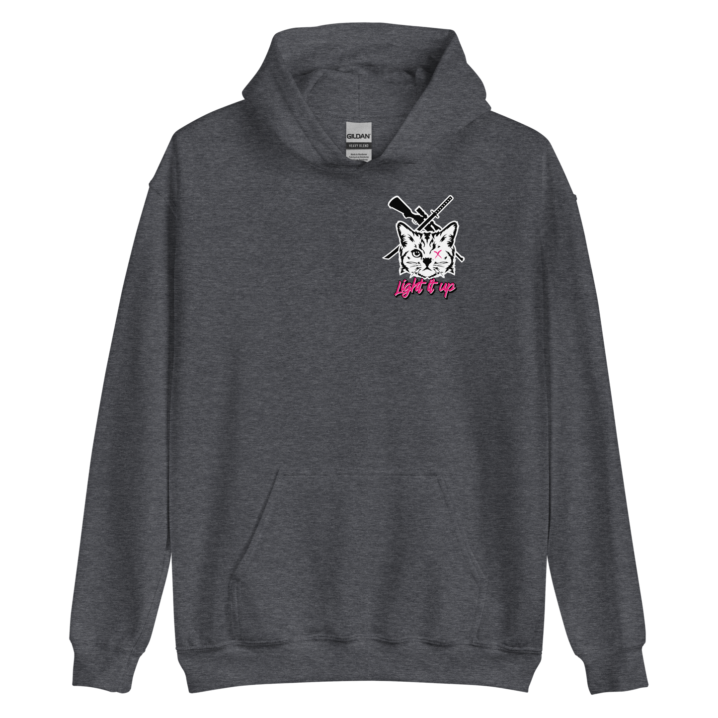 Unisex Hoodie with Badge Logo+Back Logo