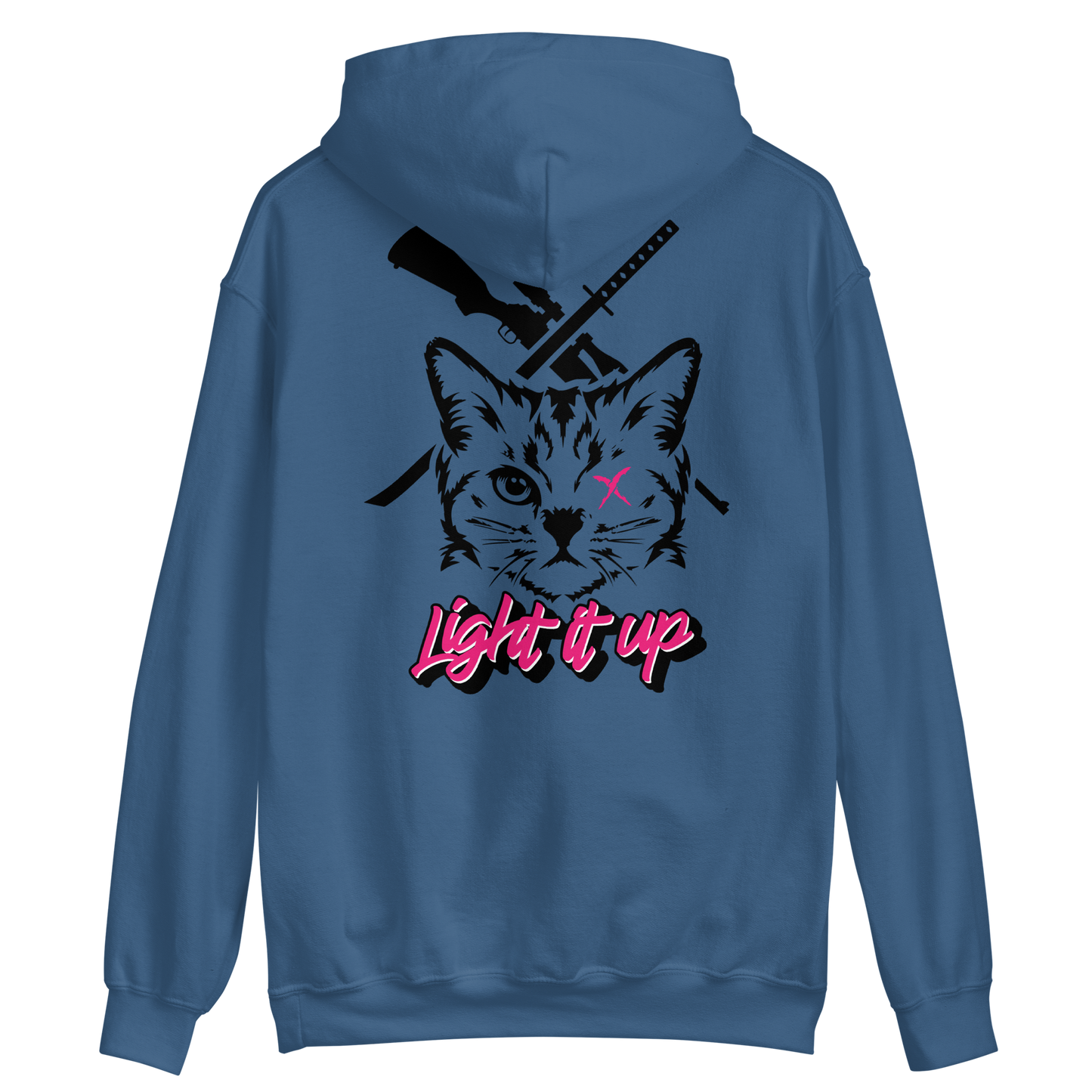 Unisex Hoodie With Transparent Back Logo