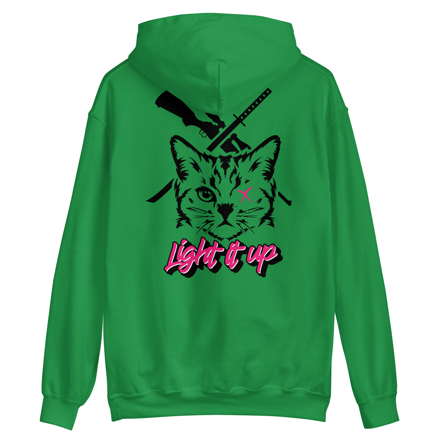 Unisex Hoodie With Transparent Back Logo