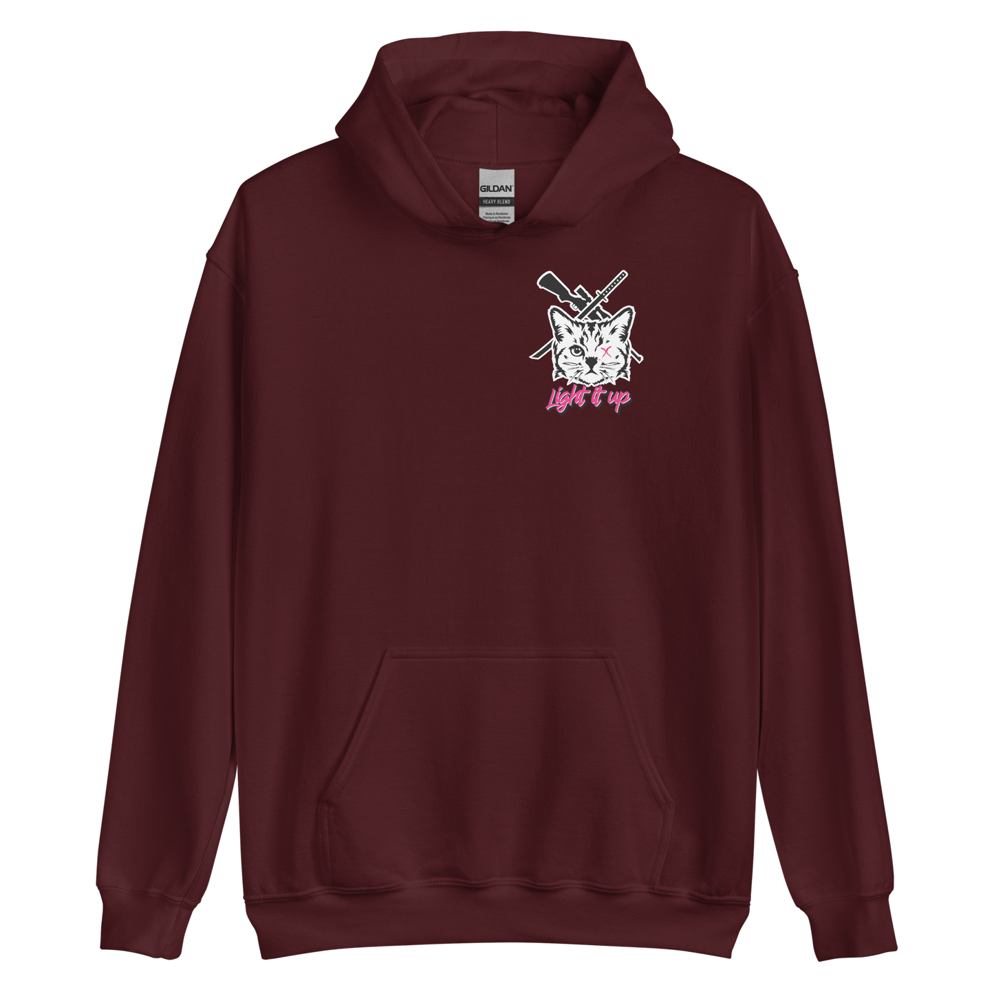 Unisex Hoodie with Badge Logo+Back Logo