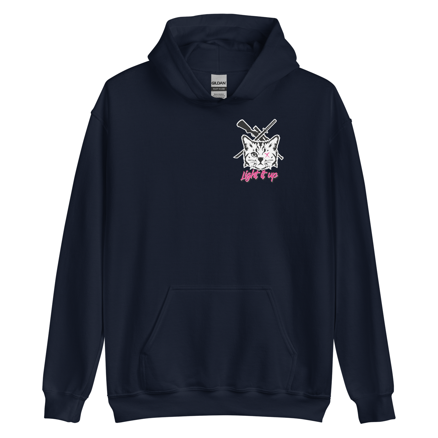 Unisex Hoodie with Badge Logo+Back Logo
