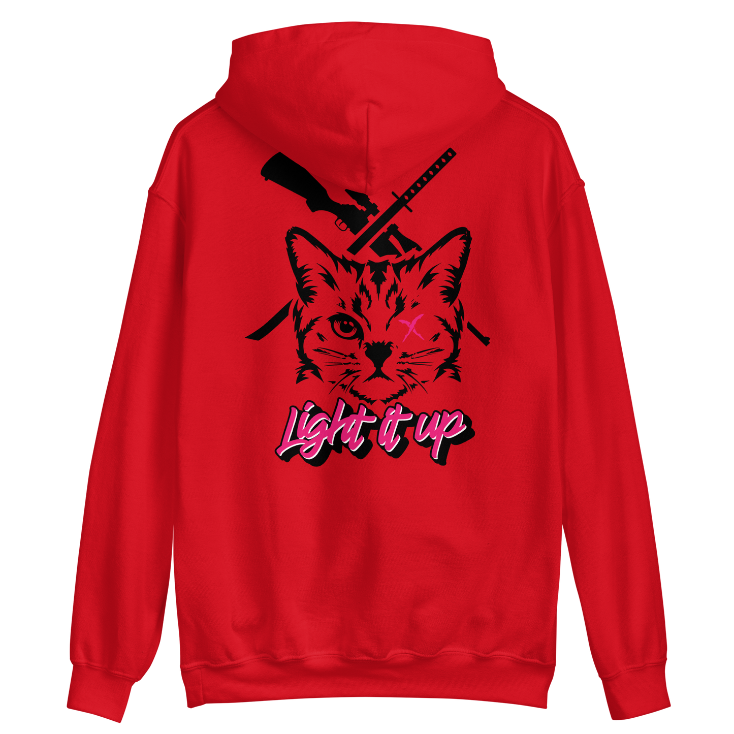 Unisex Hoodie With Transparent Back Logo