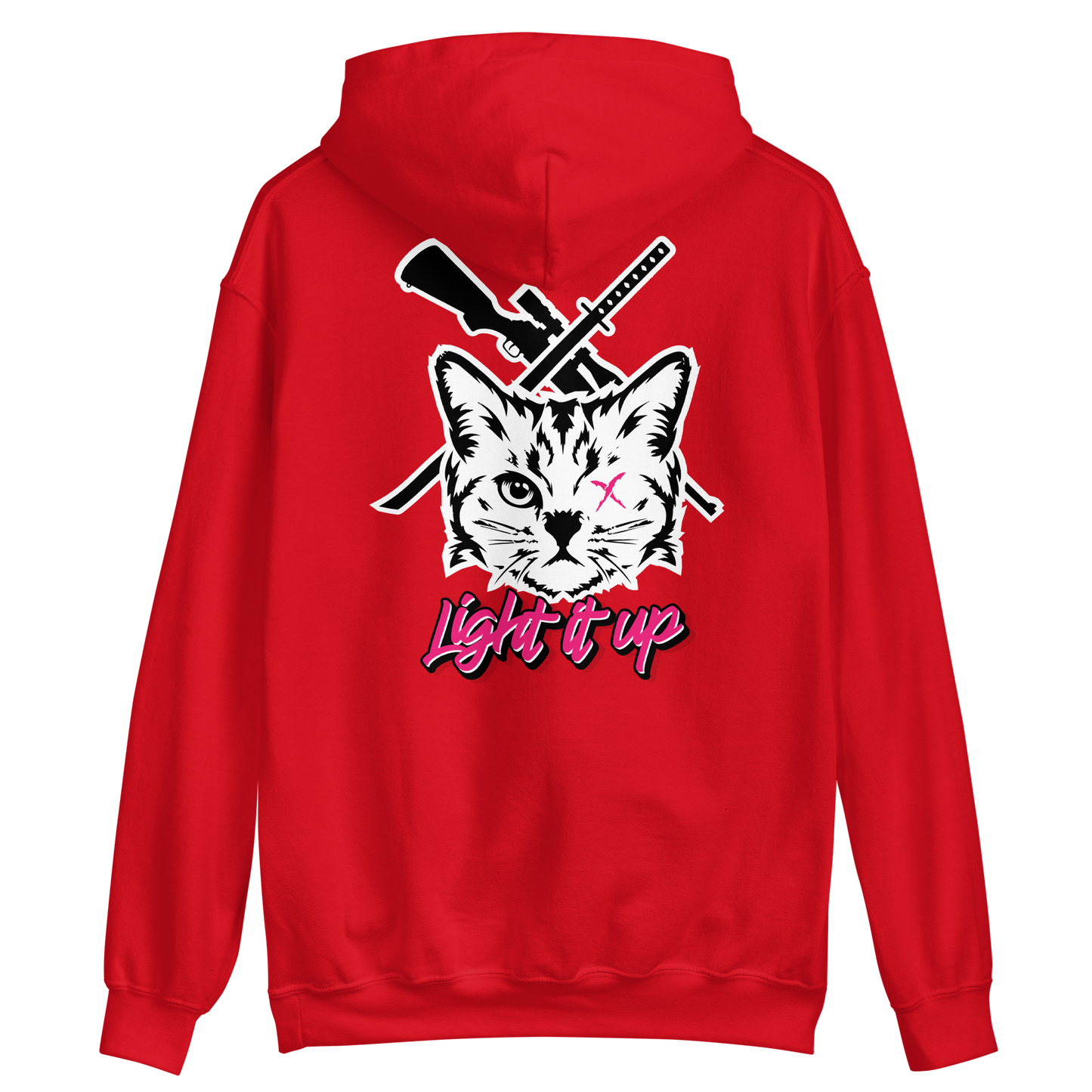 Unisex Hoodie with Badge Logo+Back Logo