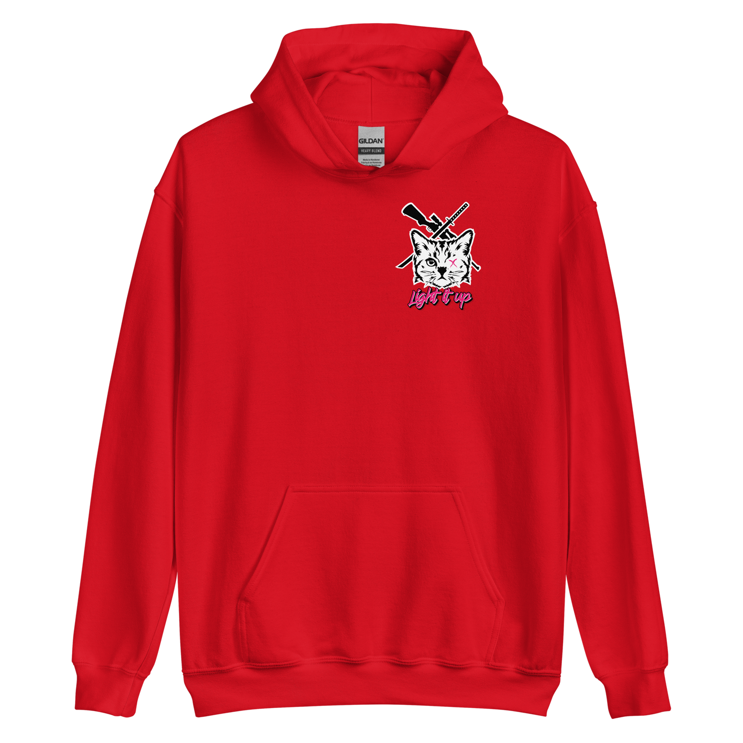 Unisex Hoodie with Badge Logo+Back Logo