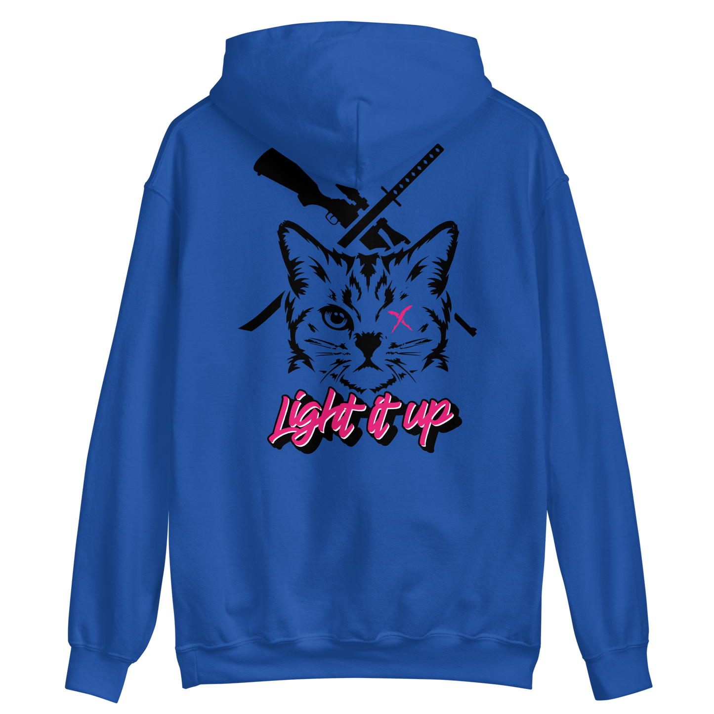 Unisex Hoodie With Transparent Back Logo