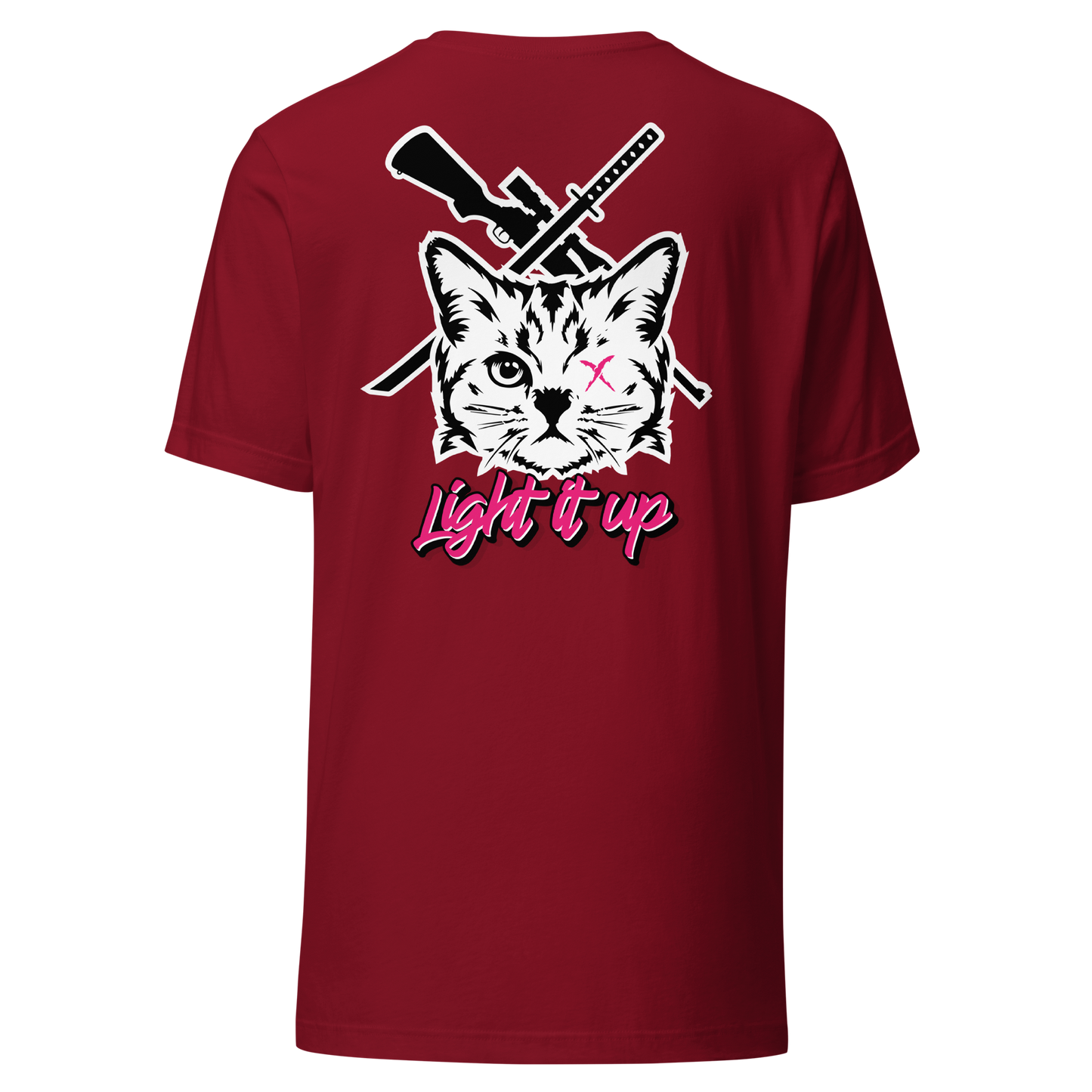 Unisex t-shirt with back Logo (Color Set 1)