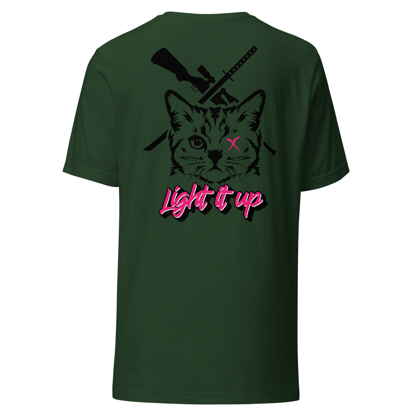 Unisex t-shirt with Transparent Back Logo (Color Set 1)