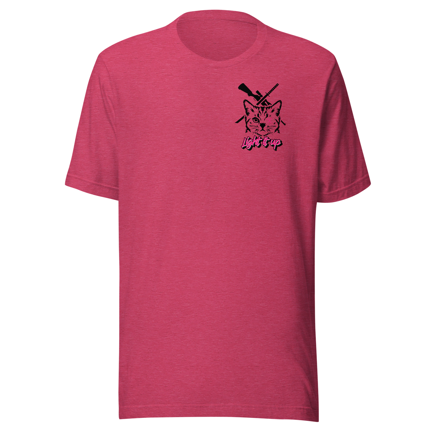 Unisex t-shirt Transparent Front Badge+ Back Logo (Color Set 2)