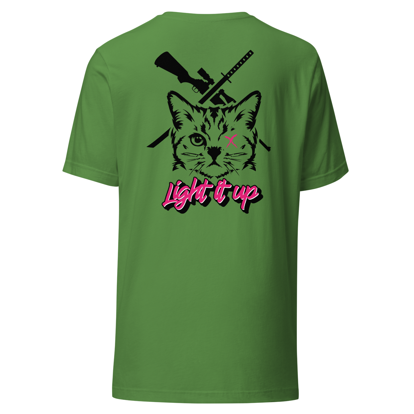 Unisex t-shirt Transparent Front Badge+ Back Logo (Color Set 2)
