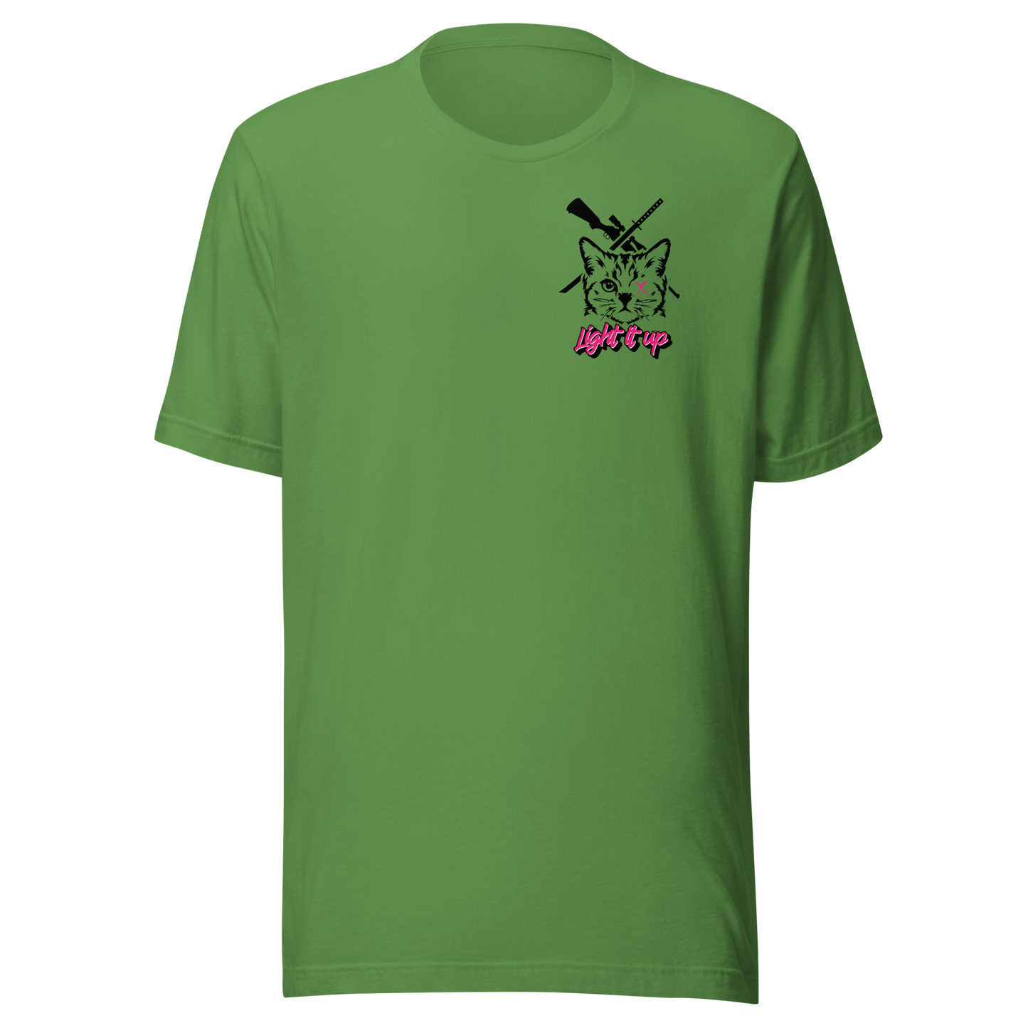 Unisex t-shirt Transparent Front Badge+ Back Logo (Color Set 2)