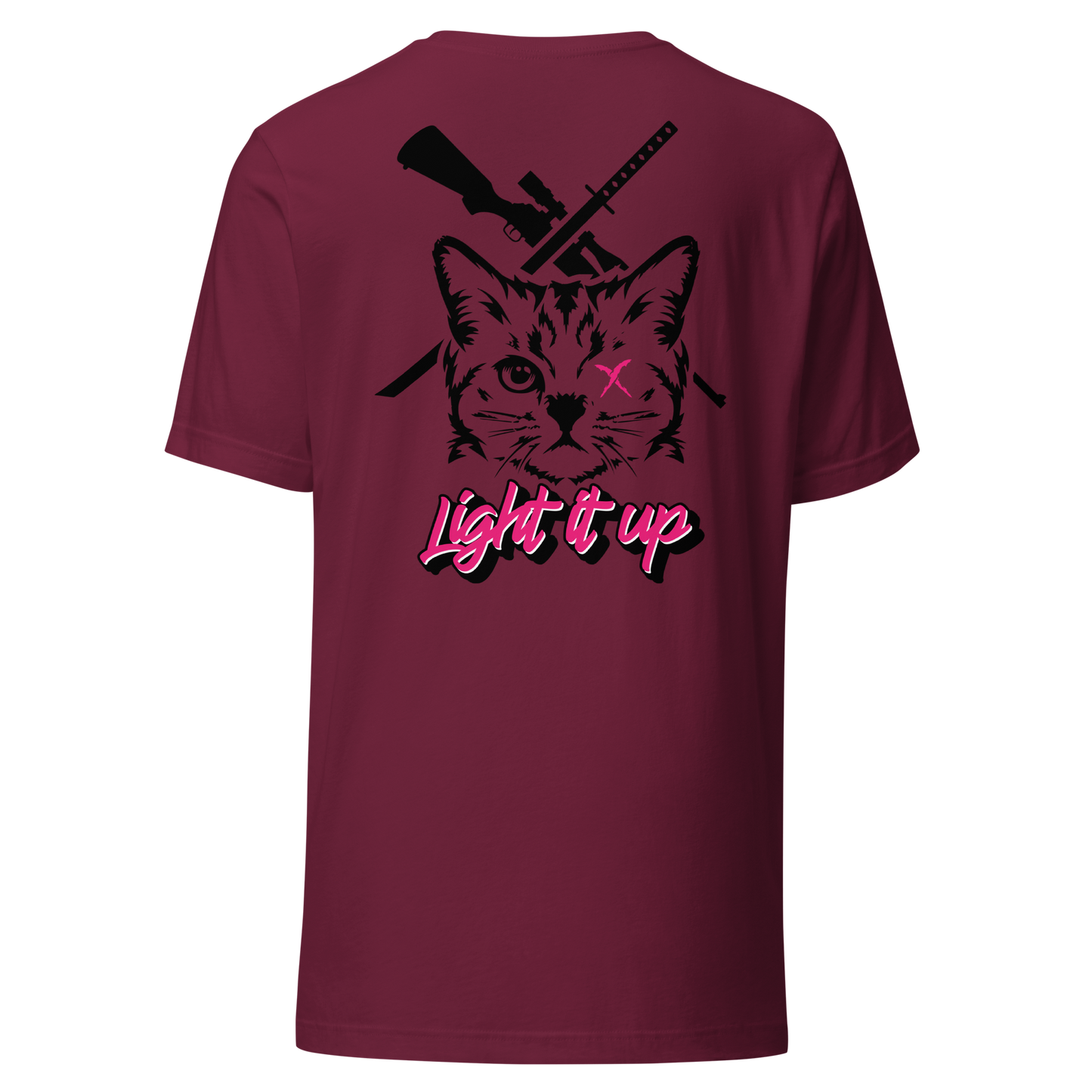 Unisex t-shirt with Transparent Back Logo (Color Set 1)