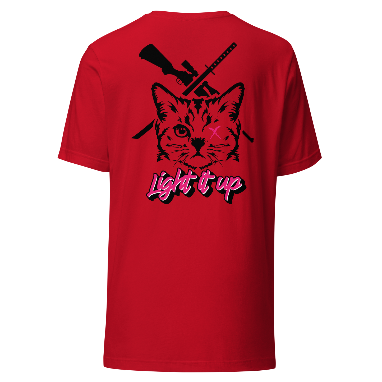 Unisex t-shirt with Transparent Back Logo (Color Set 1)
