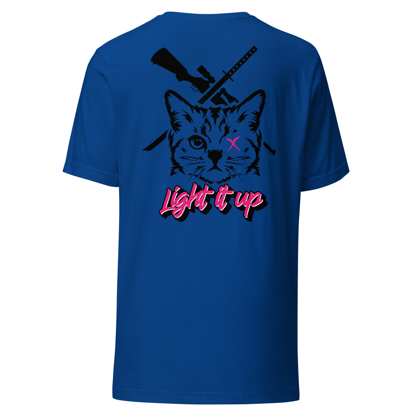 Unisex t-shirt with Transparent Back Logo (Color Set 1)