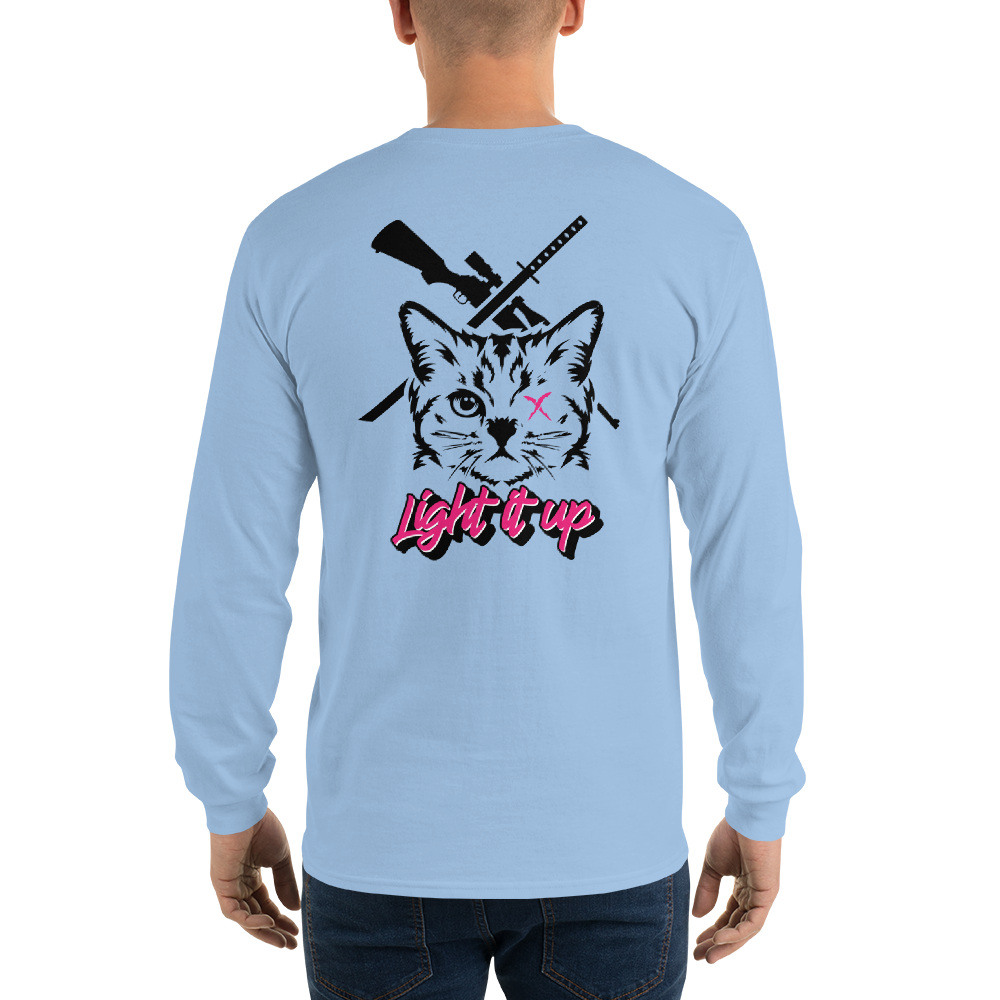 Men’s Long Sleeve Shirt With Transparent Background