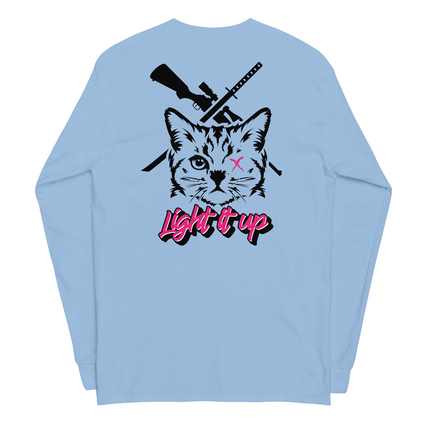 Men’s Long Sleeve Shirt With Transparent Background