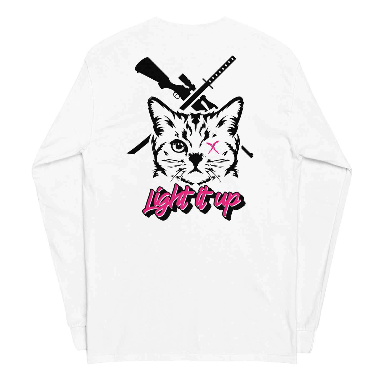 Men’s Long Sleeve Shirt With Transparent Background