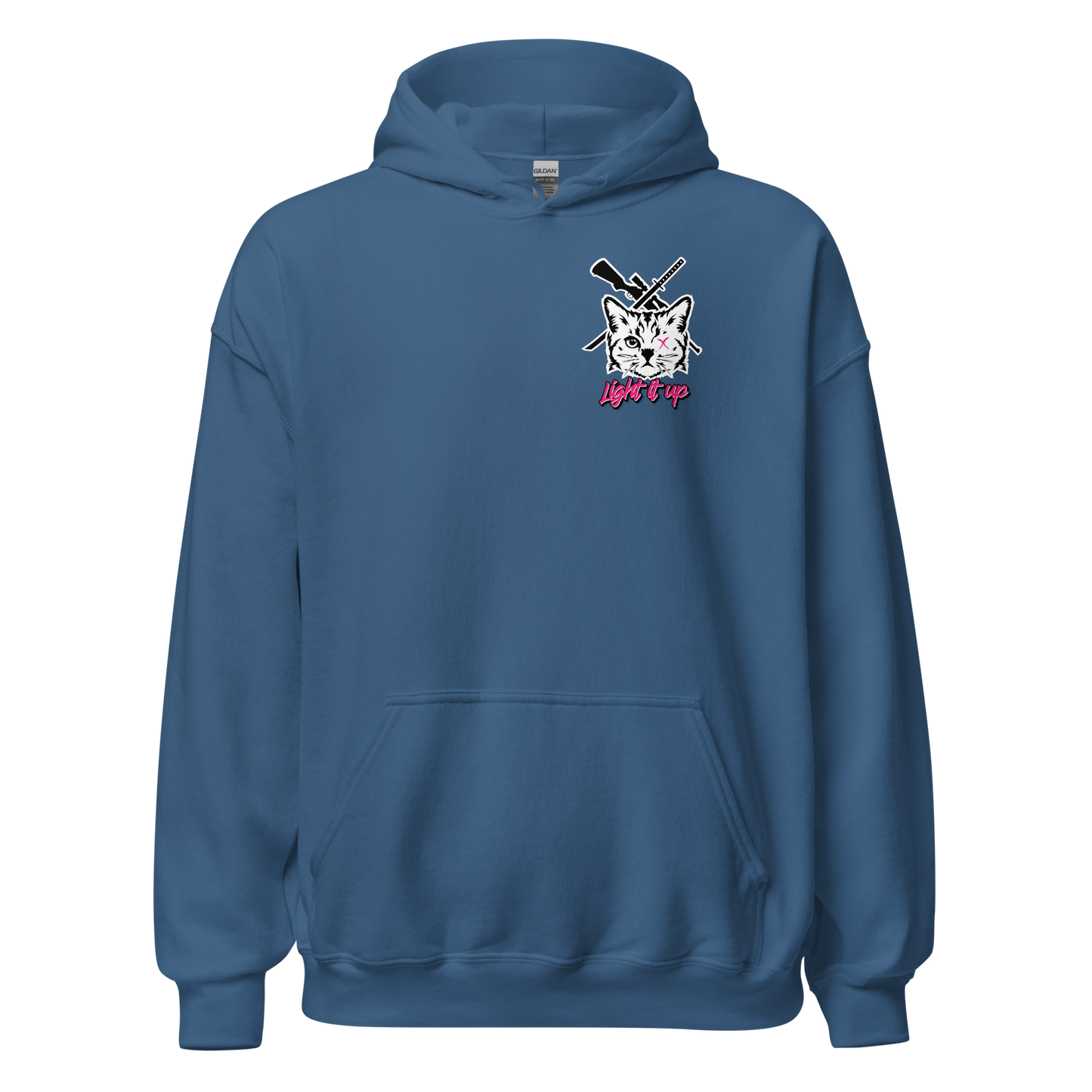 Unisex Hoodie with Badge Logo+Back Logo