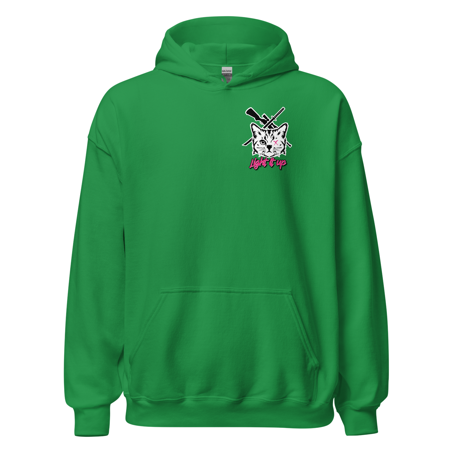 Unisex Hoodie with Badge Logo+Back Logo