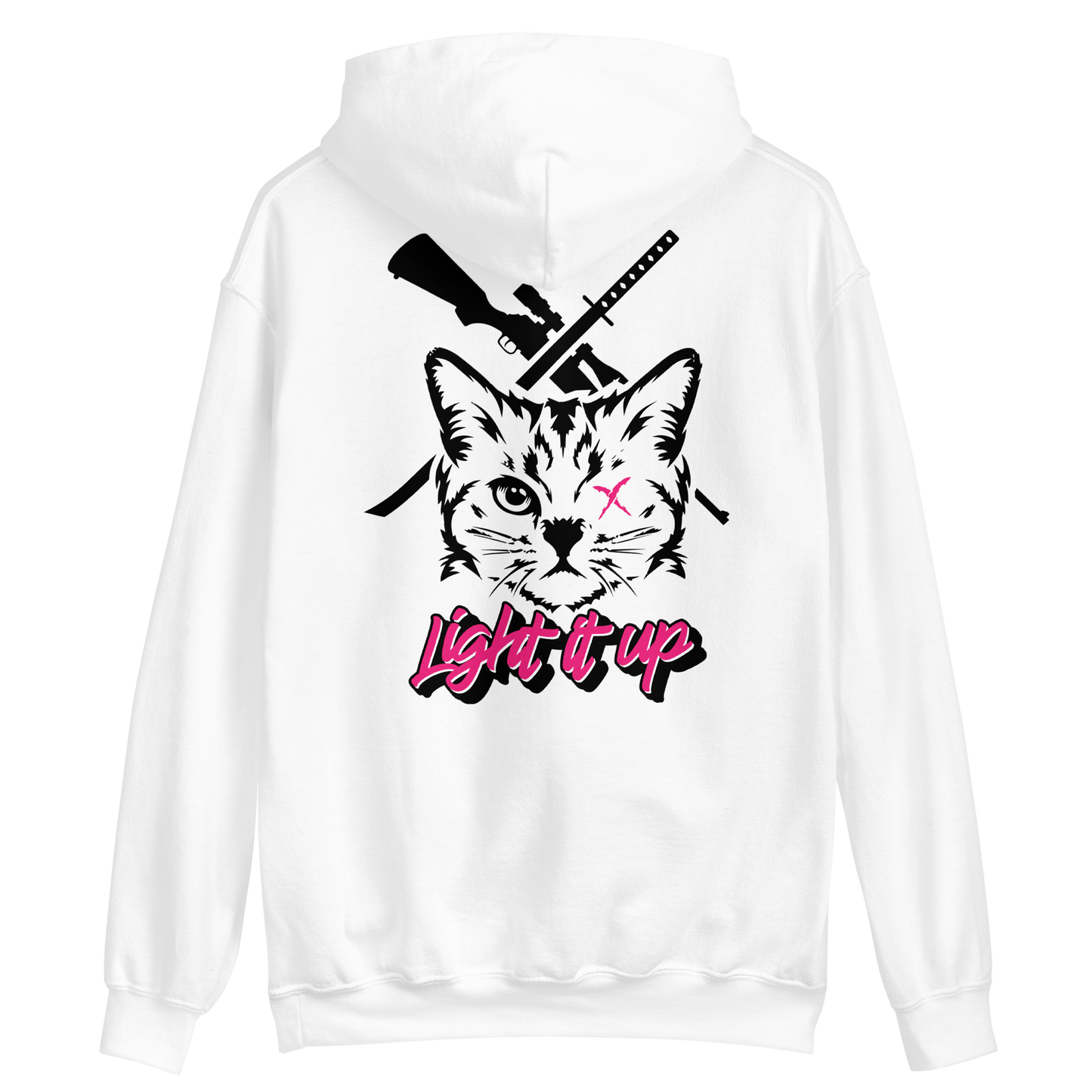 Unisex Hoodie With Transparent Back Logo