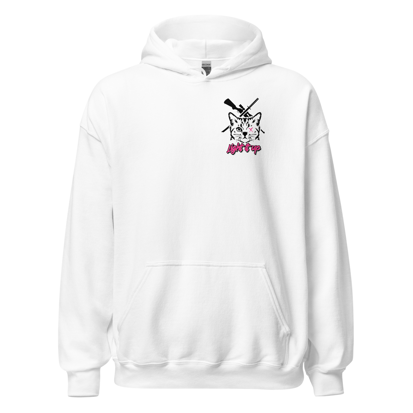 Unisex Hoodie with Badge Logo+Back Logo