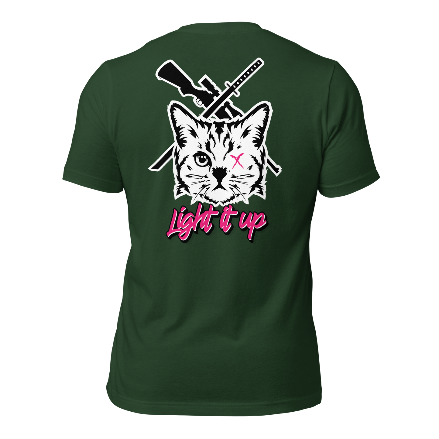Unisex t-shirt with back Logo (Color Set 1)