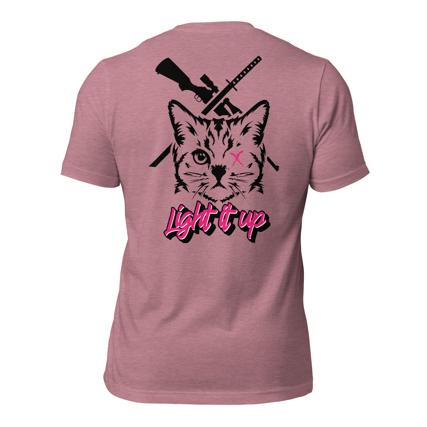 Unisex t-shirt with Transparent Back Logo (Color Set 1)