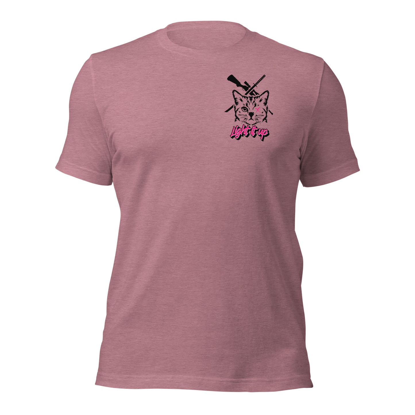Unisex t-shirt Transparent Front Badge+ Back Logo (Color Set 2)