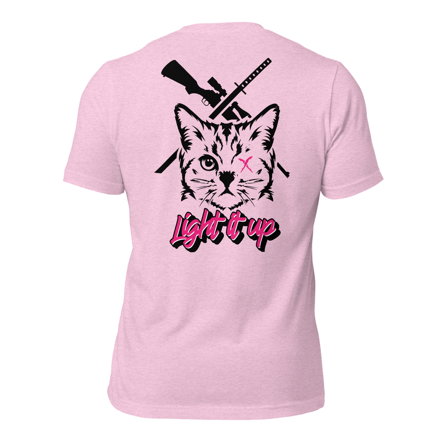 Unisex t-shirt with Transparent Back Logo (Color Set 1)