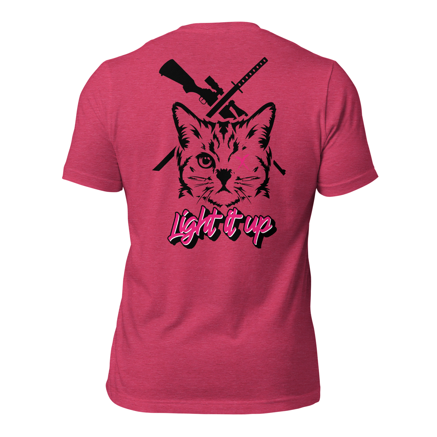 Unisex t-shirt with Transparent Back Logo (Color Set 1)
