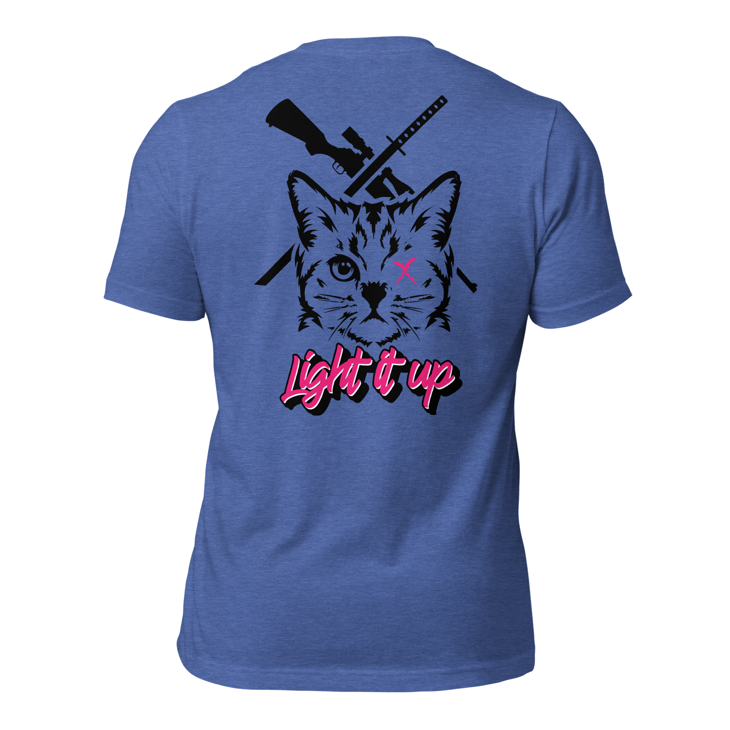 Unisex t-shirt with Transparent Back Logo (Color Set 1)
