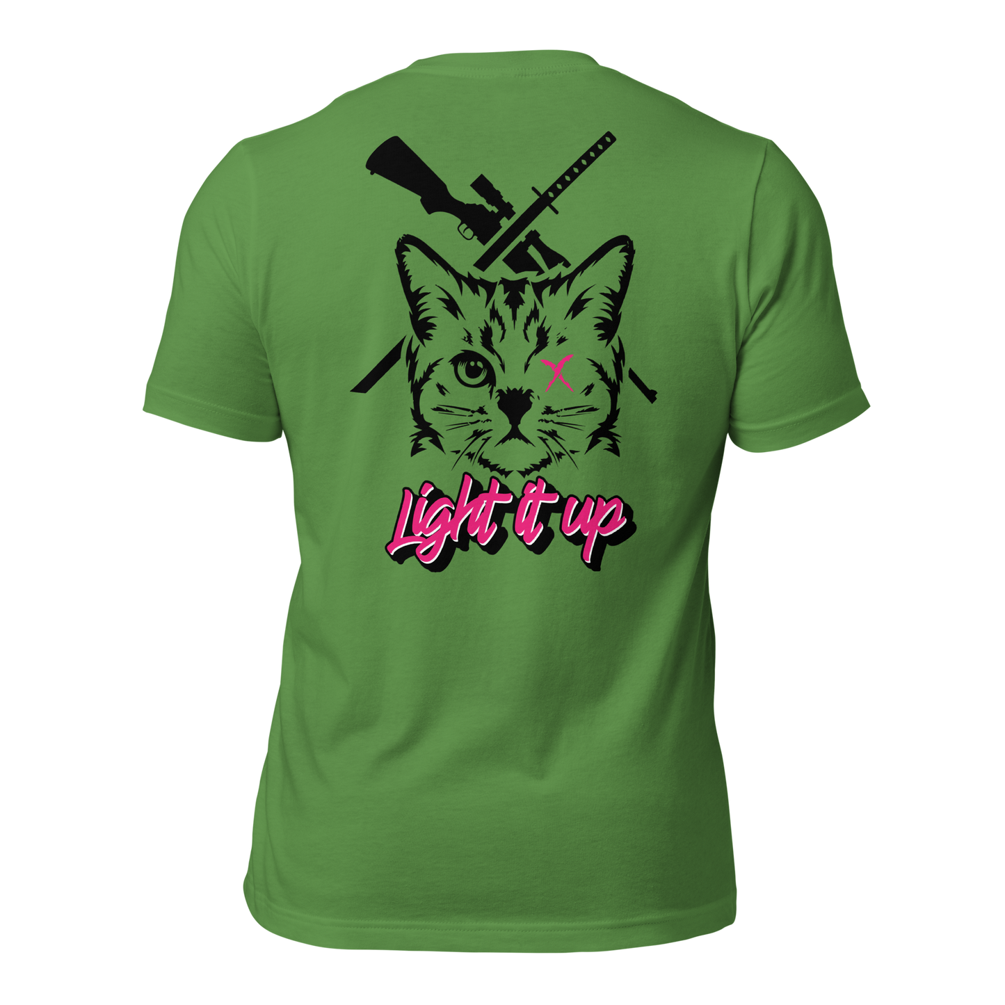 Unisex t-shirt with Transparent Back Logo (Color Set 1)