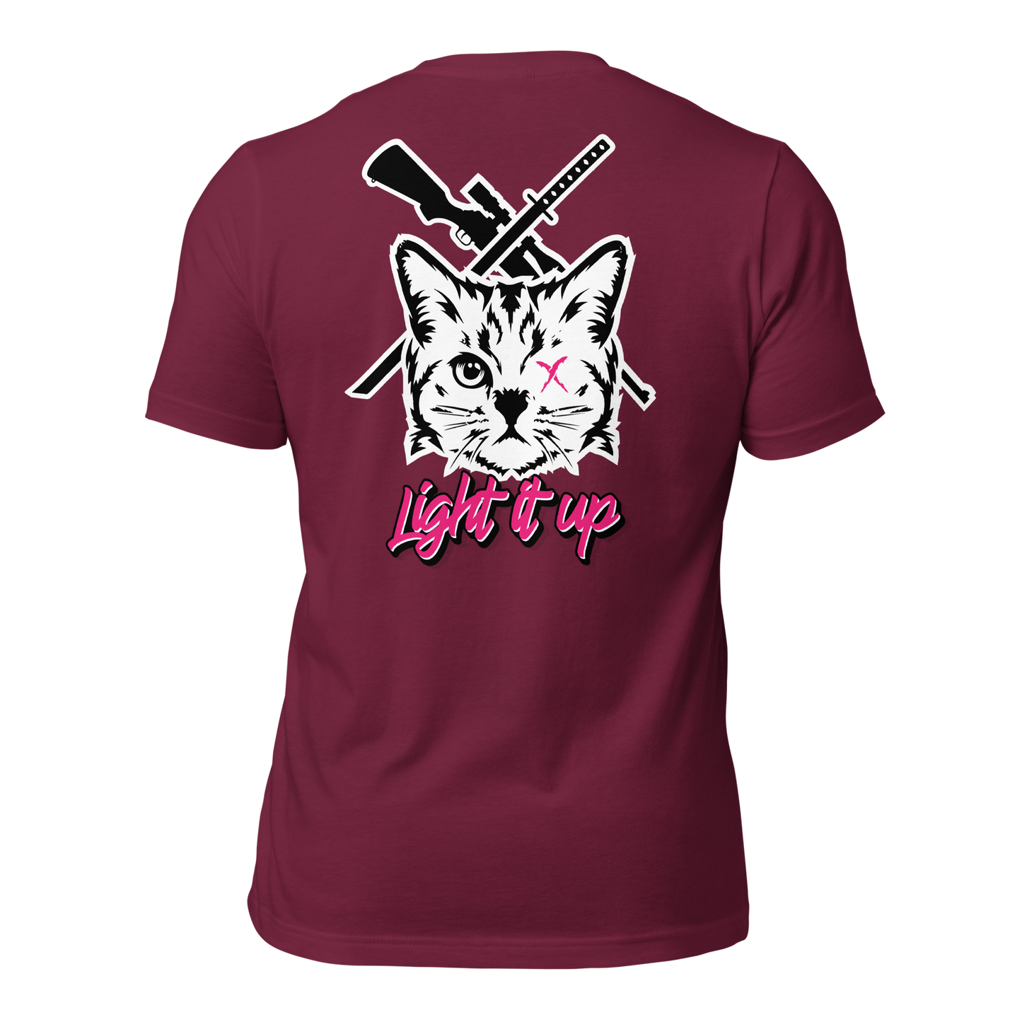 Unisex t-shirt with back Logo (Color Set 1)