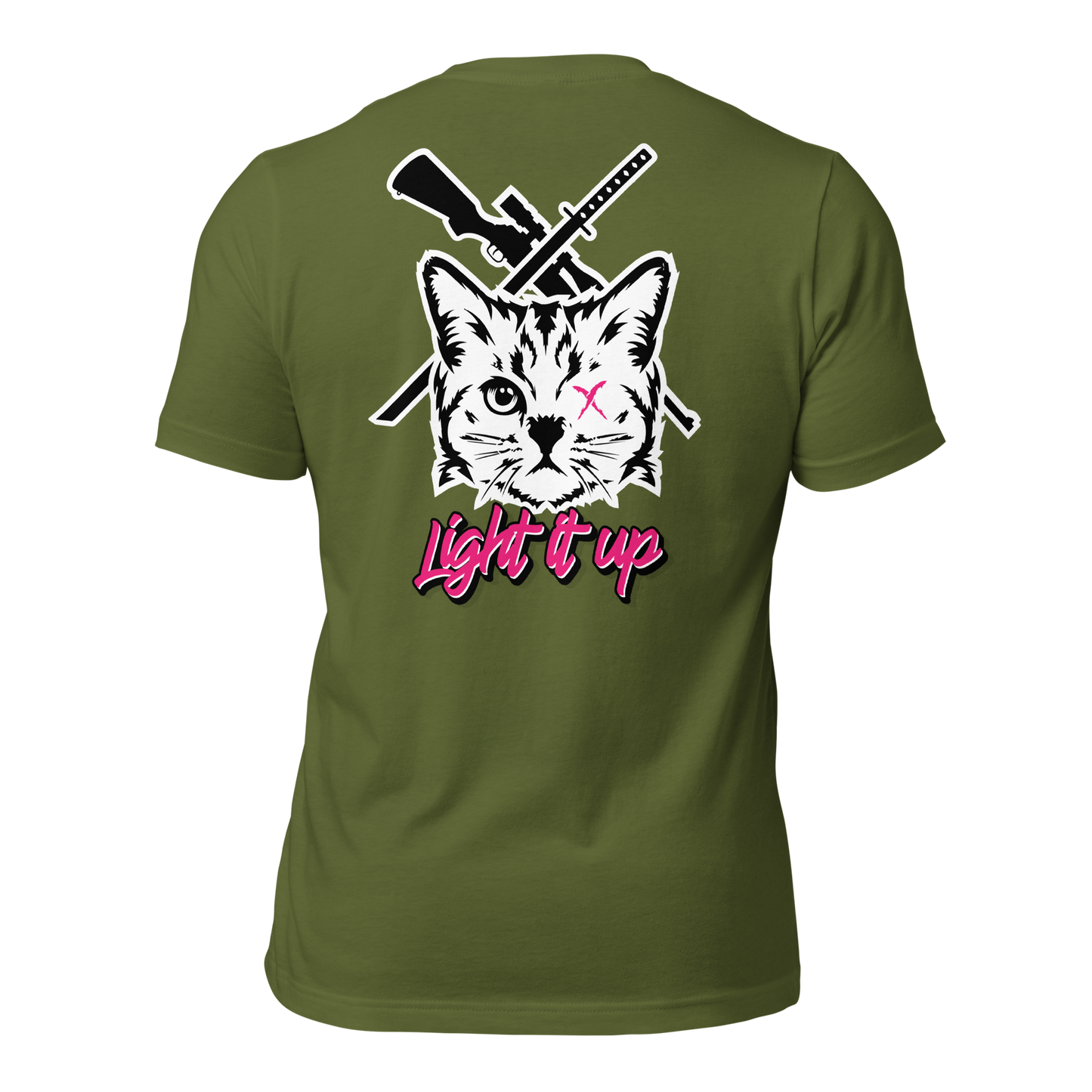 Unisex t-shirt with back Logo (Color Set 1)