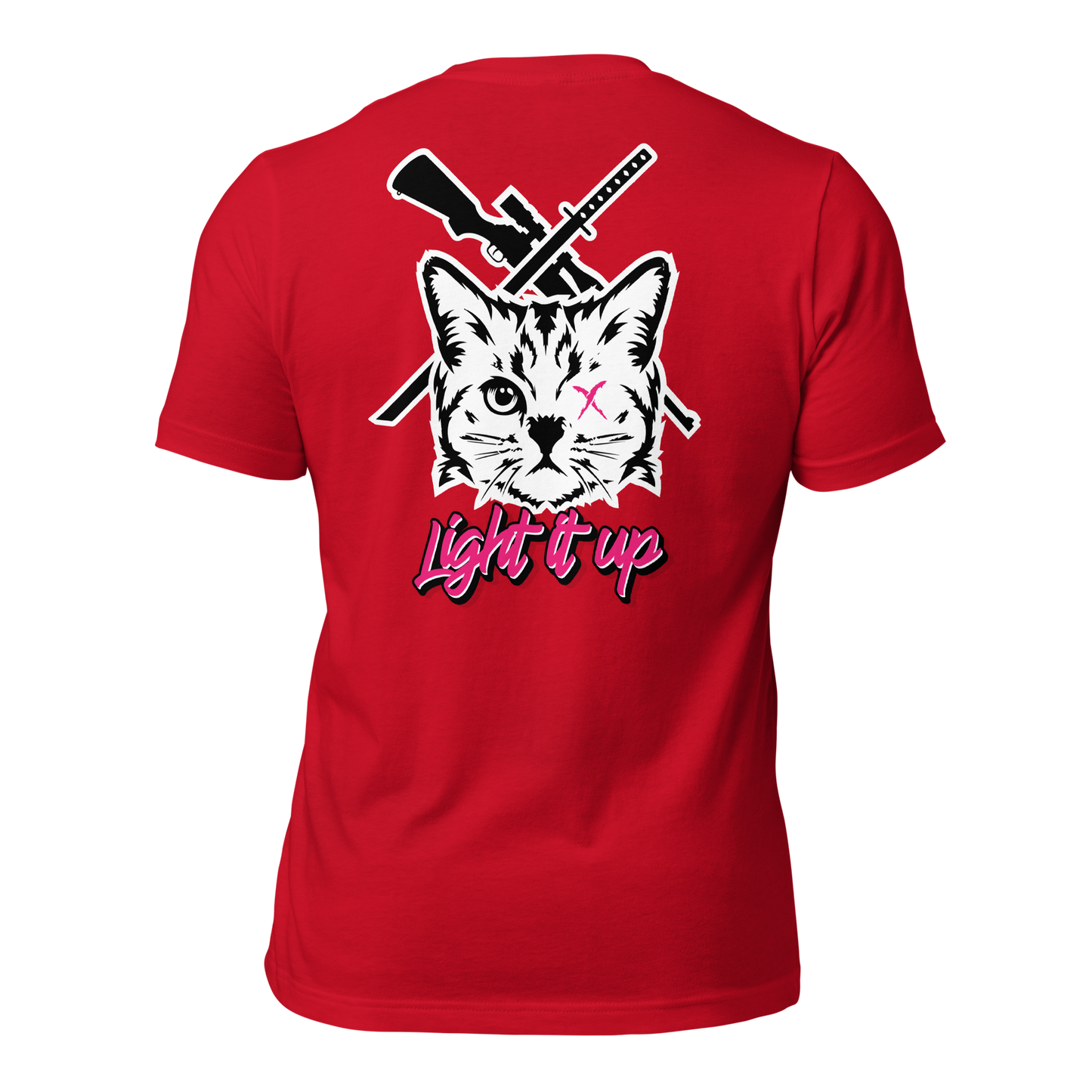 Unisex t-shirt with back Logo (Color Set 1)