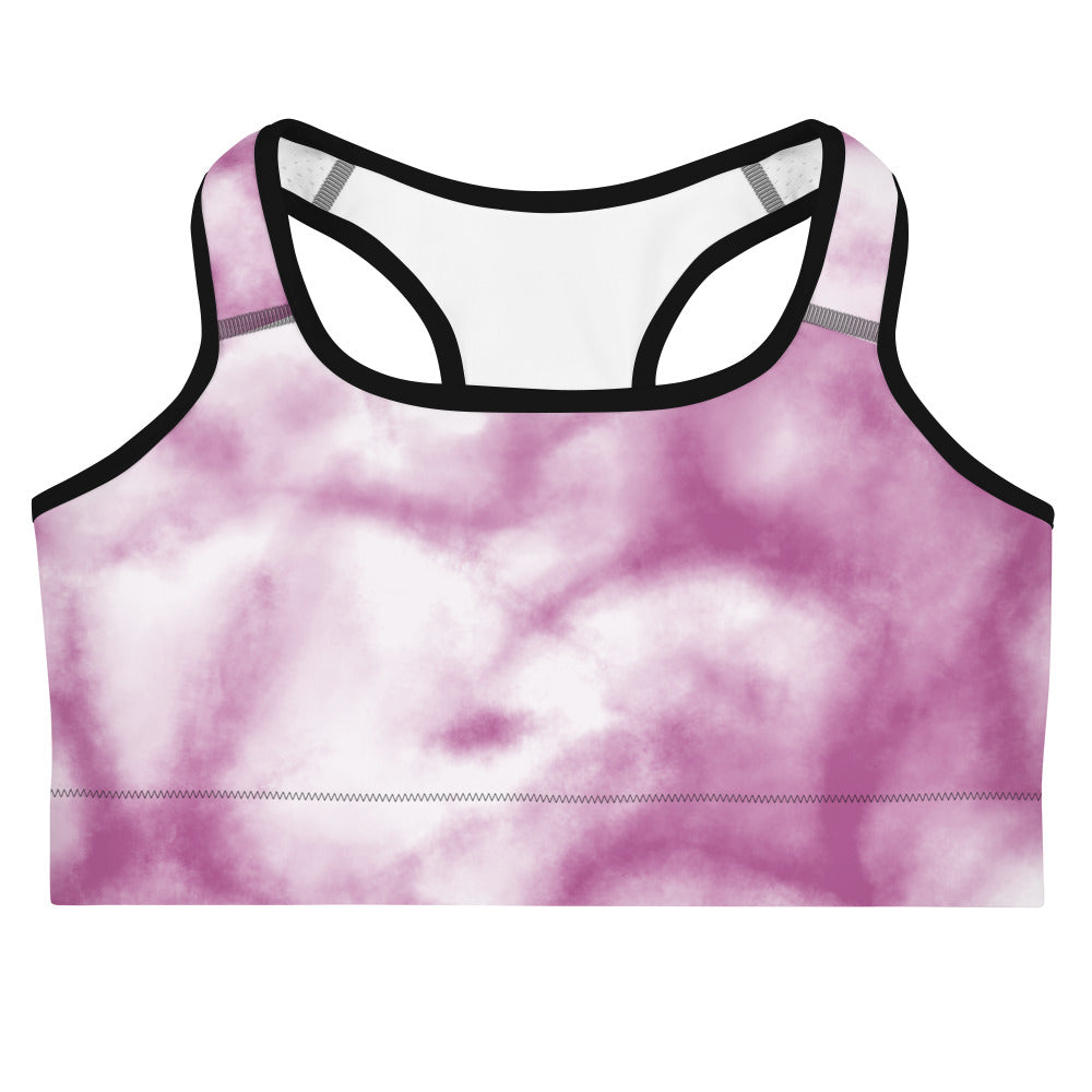 Purple Clouds Sports Bra